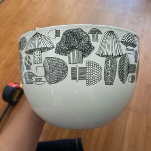 Vintage Kaj Franck Enamelware Mushroom Mixing Bowl, 1960s, 8.5